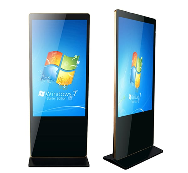 Samsung Ultra-thin Bezel Floor Standing LCD Advertising Player