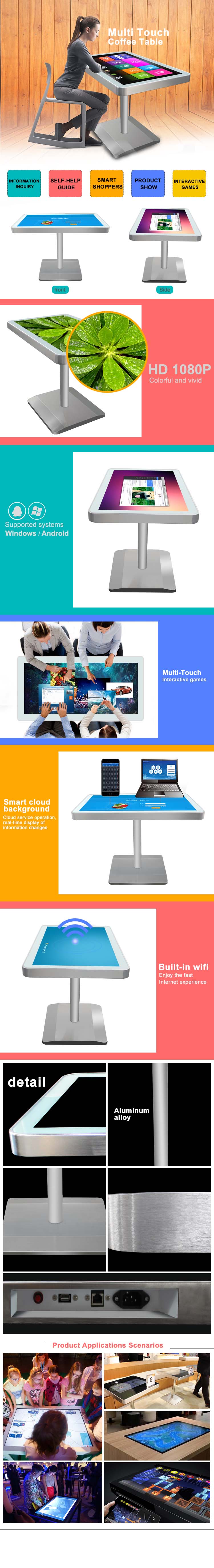 Model Number: MWE630 Waterproof Multi Touch Display Table With USB