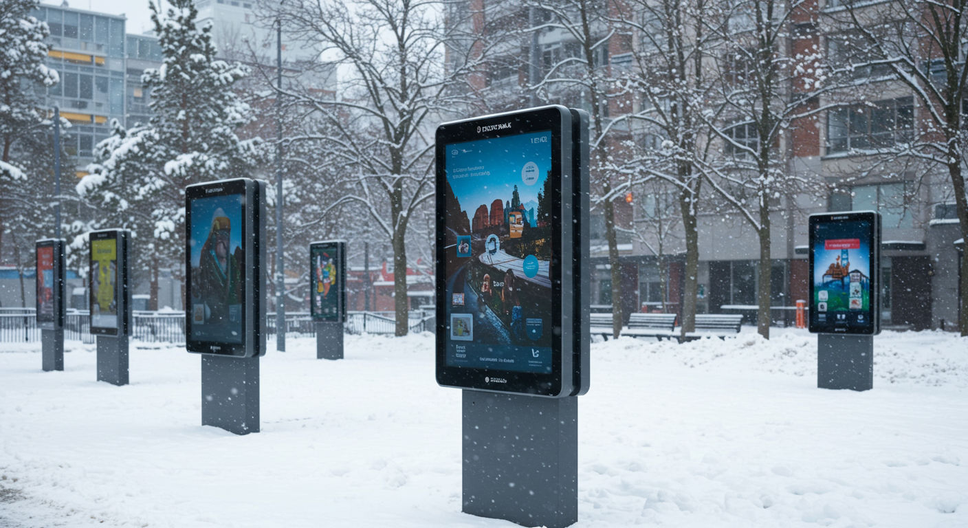 Outdoor digital signage