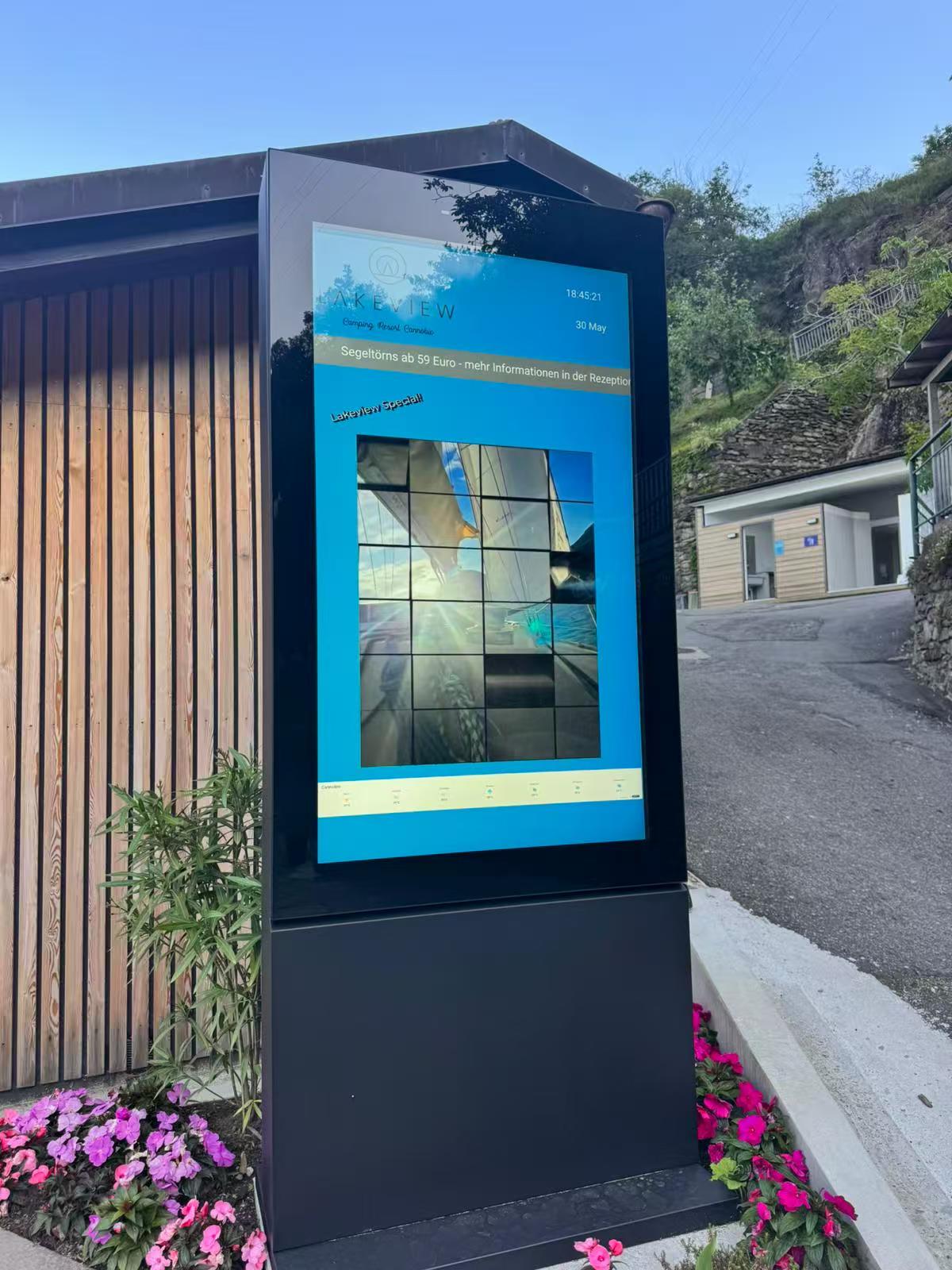 Outdoor digital signage