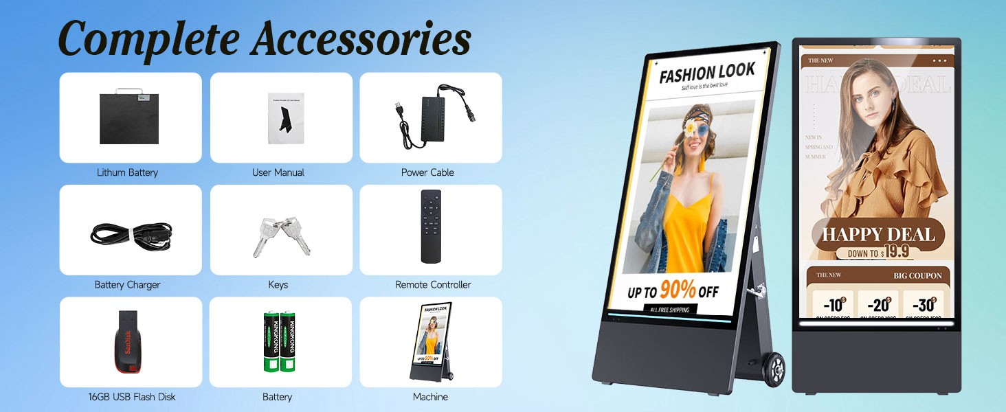 Outdoor digital signage