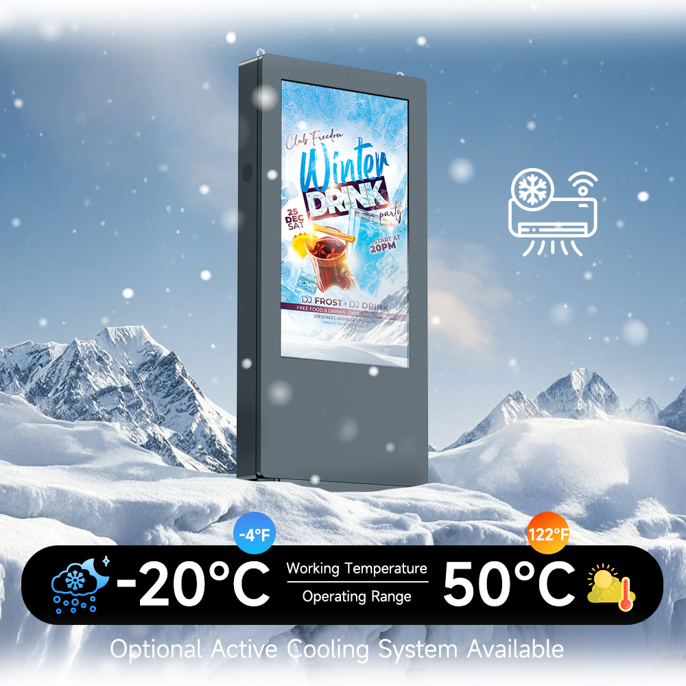 Outdoor digital signage