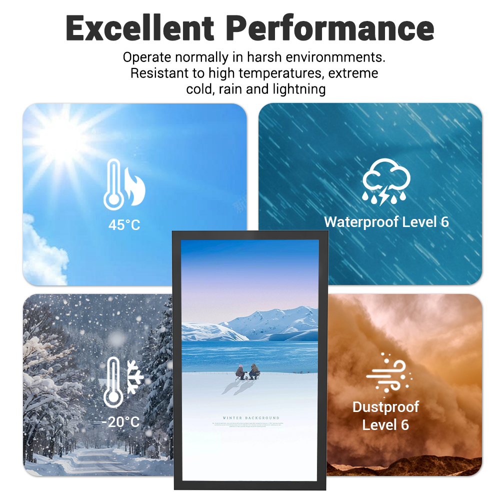 Outdoor digital signage