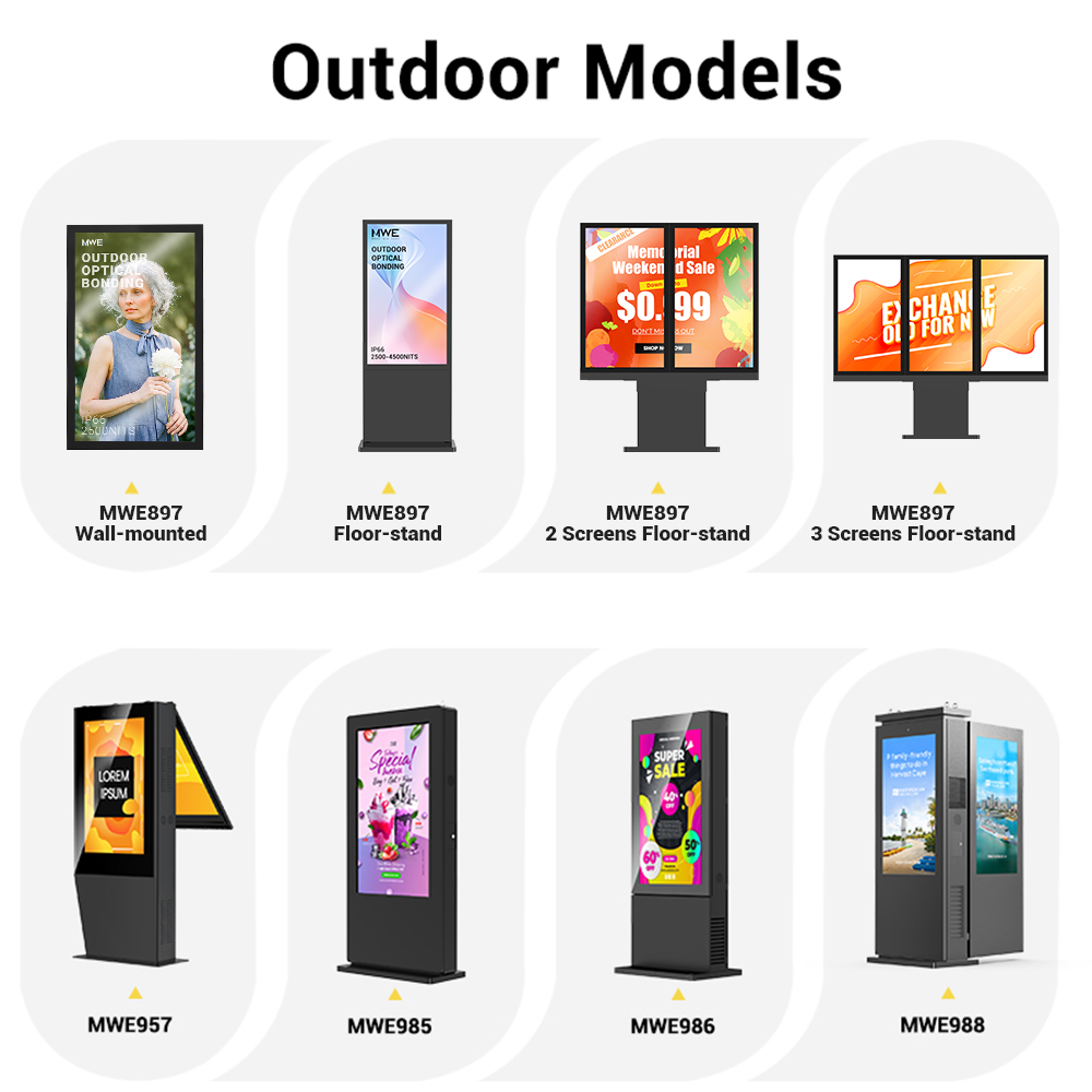 Outdoor digital signage