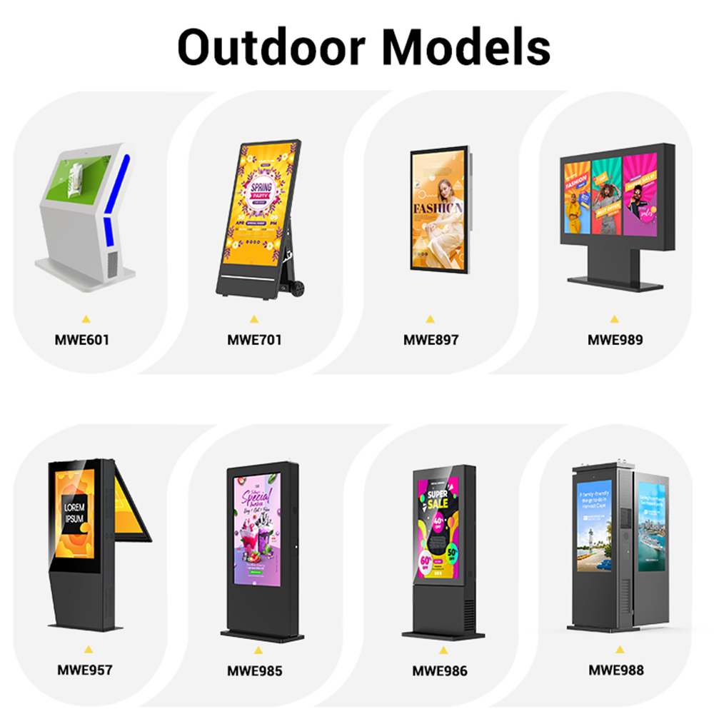 Outdoor digital signage