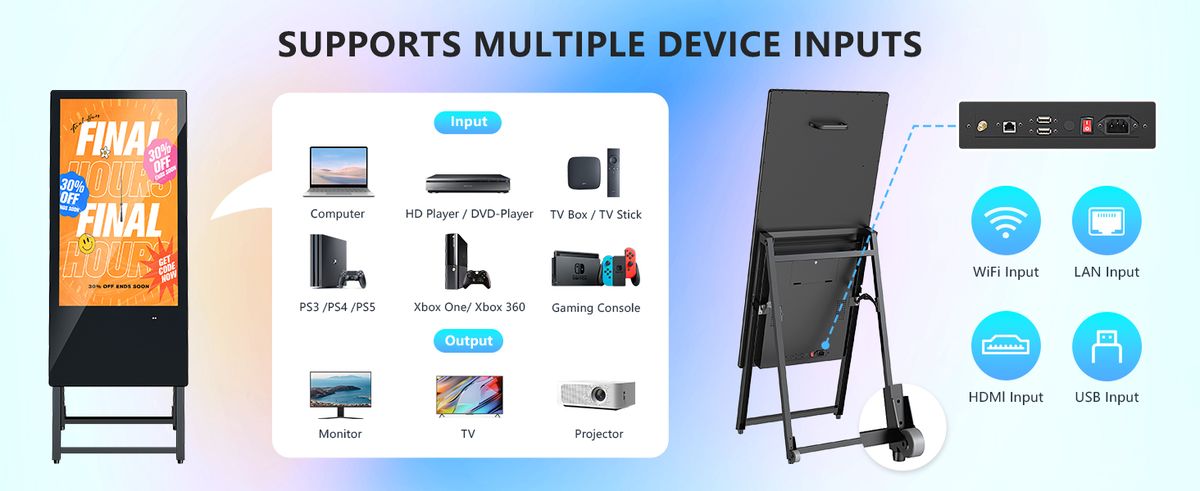 Outdoor digital signage