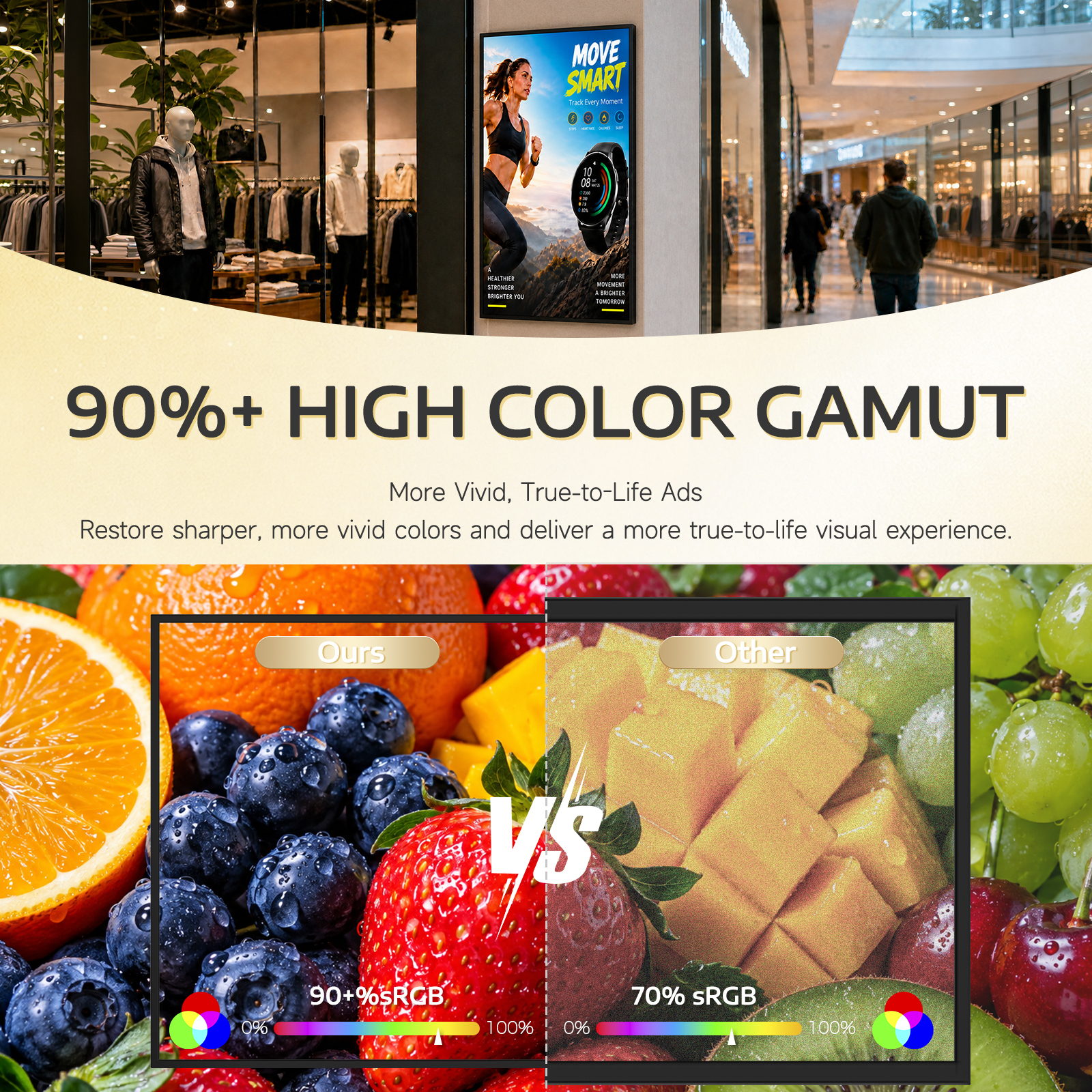 Outdoor digital signage