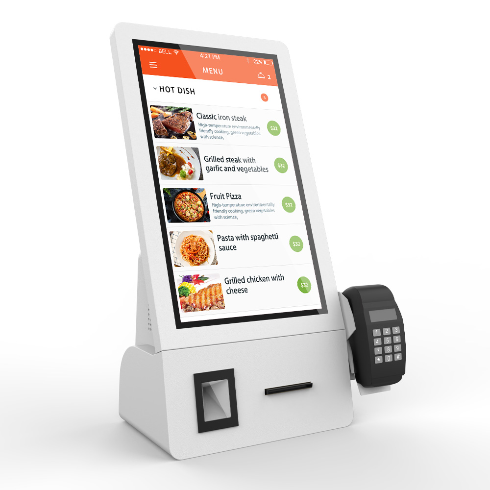 MWEA54 Digital Android Windows Restaurant Tablet Ordering Kiosk