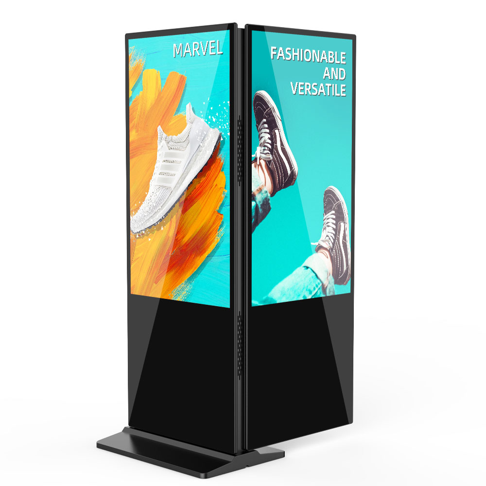 Model Number: MWE813 Double Sides Stand Alone LCD Digital Touch Screen Signage Advertising Display