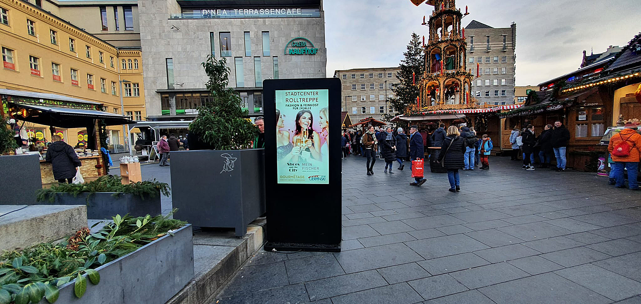 Outdoor digital signage