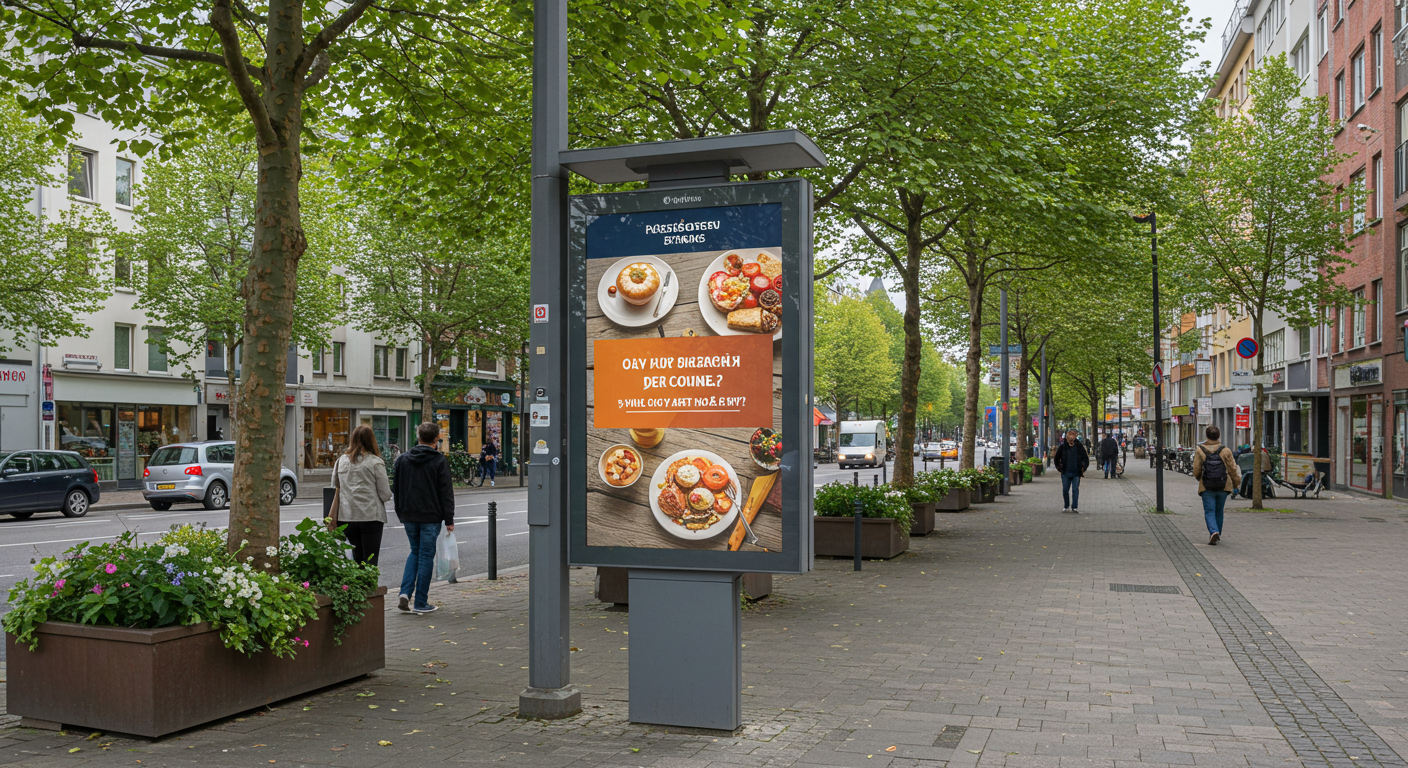 Outdoor digital signage