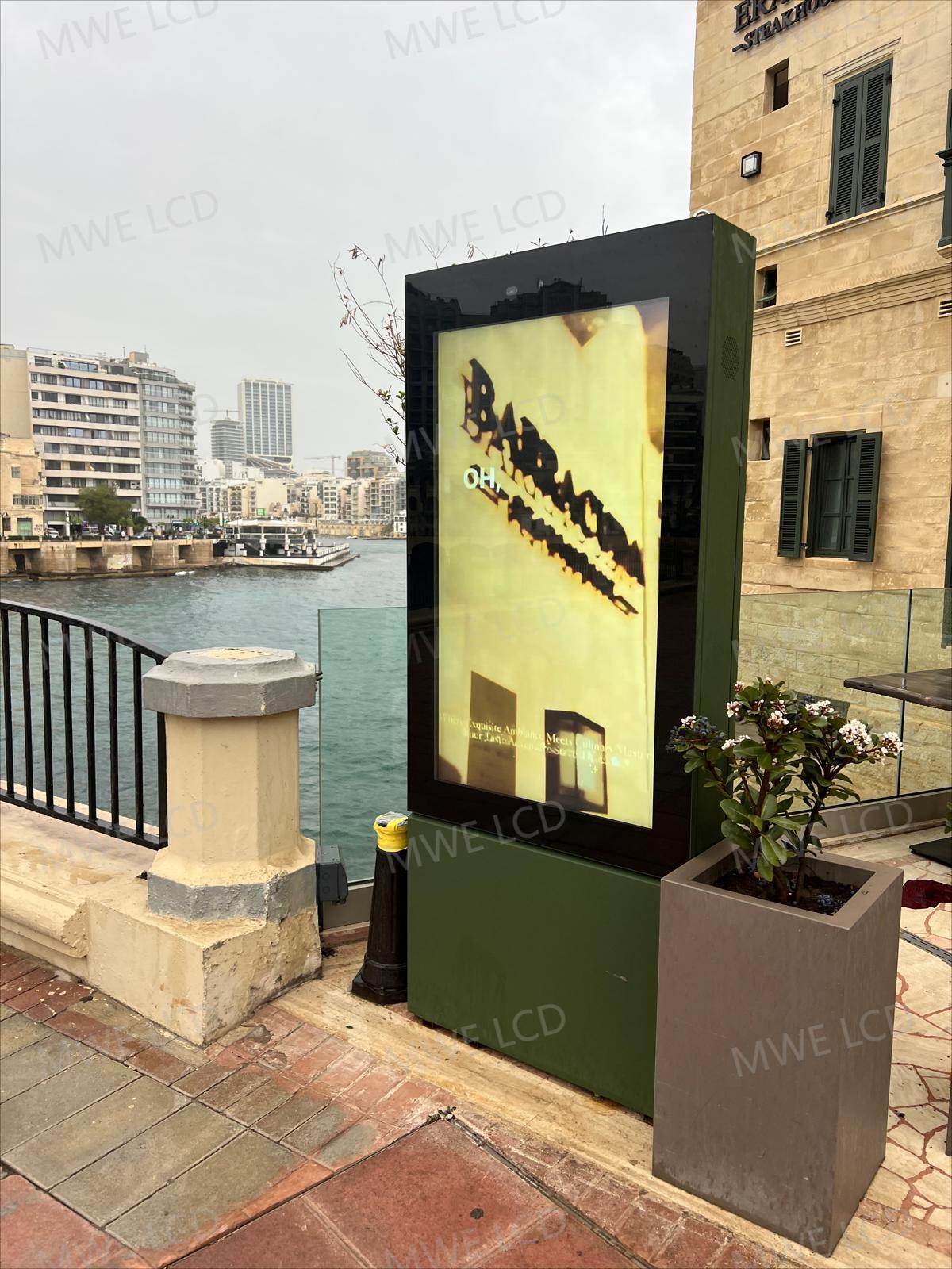 Outdoor digital signage