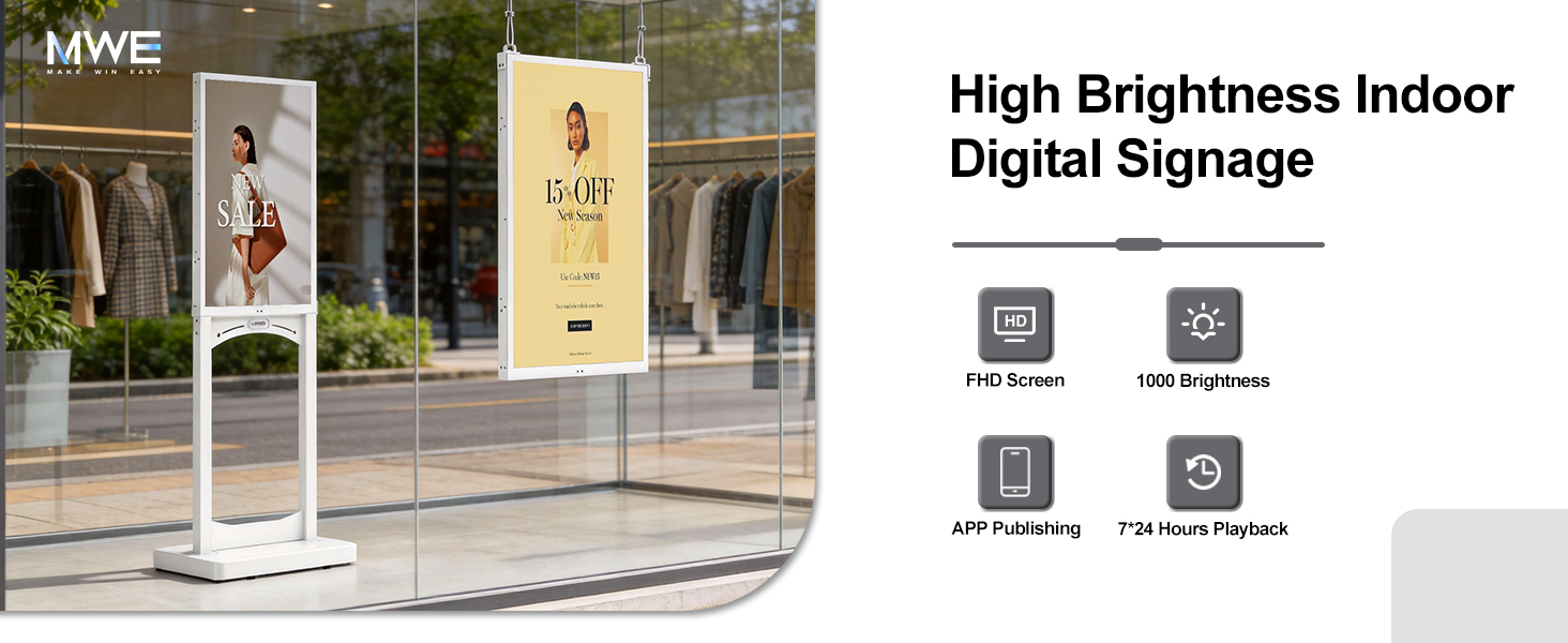 Outdoor digital signage