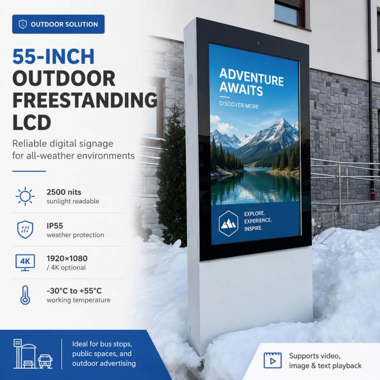 Outdoor digital signage