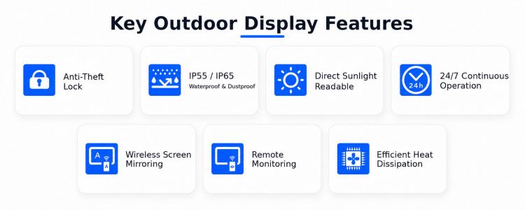 Outdoor digital signage