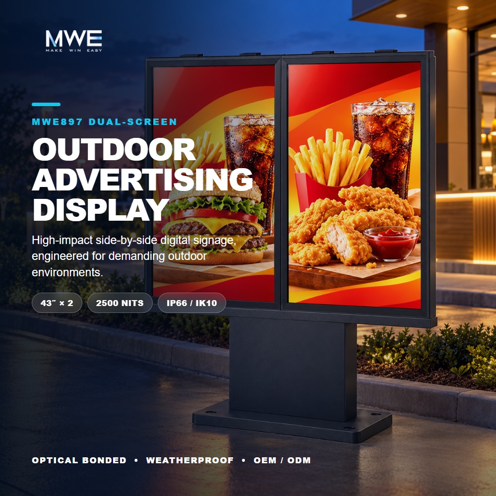 Outdoor digital signage