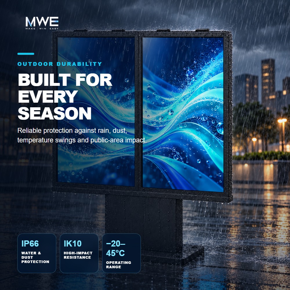 Outdoor digital signage