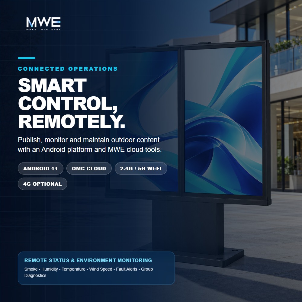 Outdoor digital signage