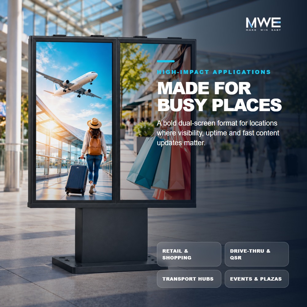 Outdoor digital signage
